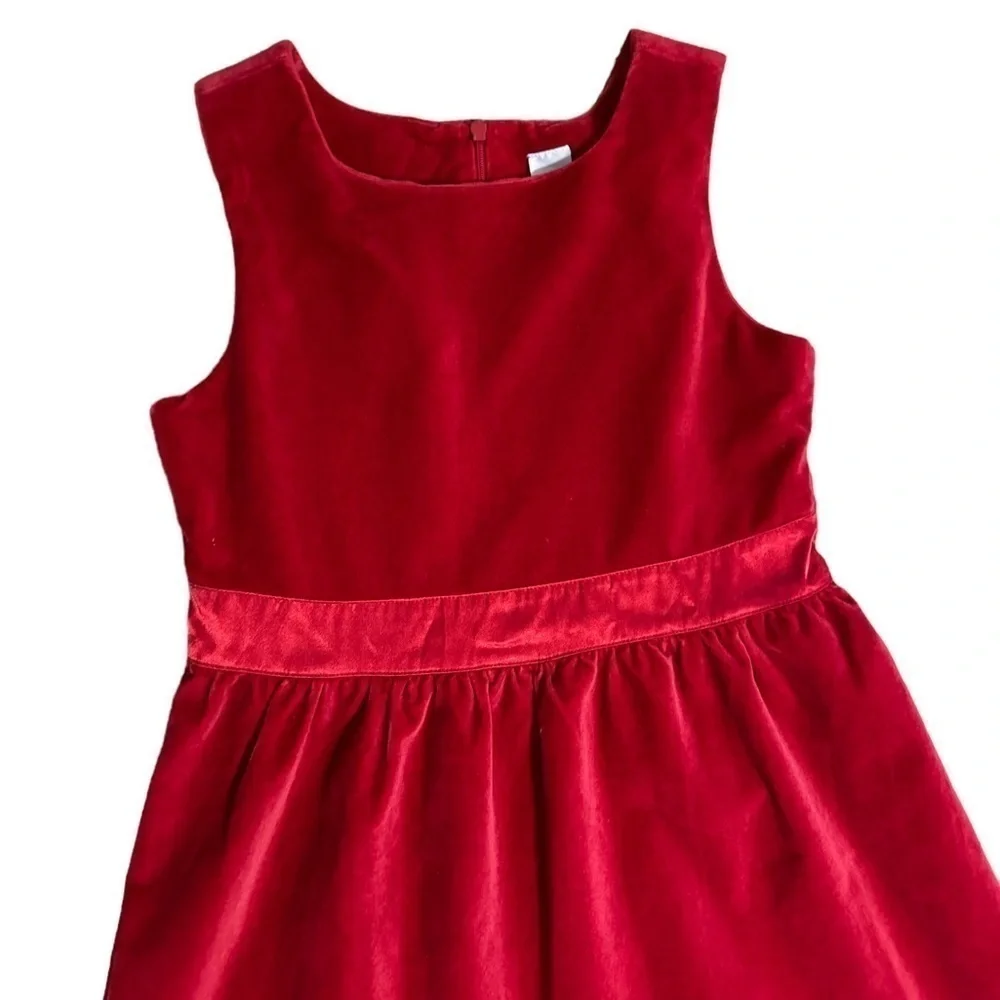 Gap Red Velvet‎ Fit and Flare Dress Size 12